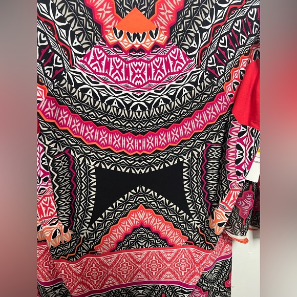 “Coco Bianco” SZ: (XL) Colorful Top Bell/Like Sleeves NWT - Picture 6 of 8